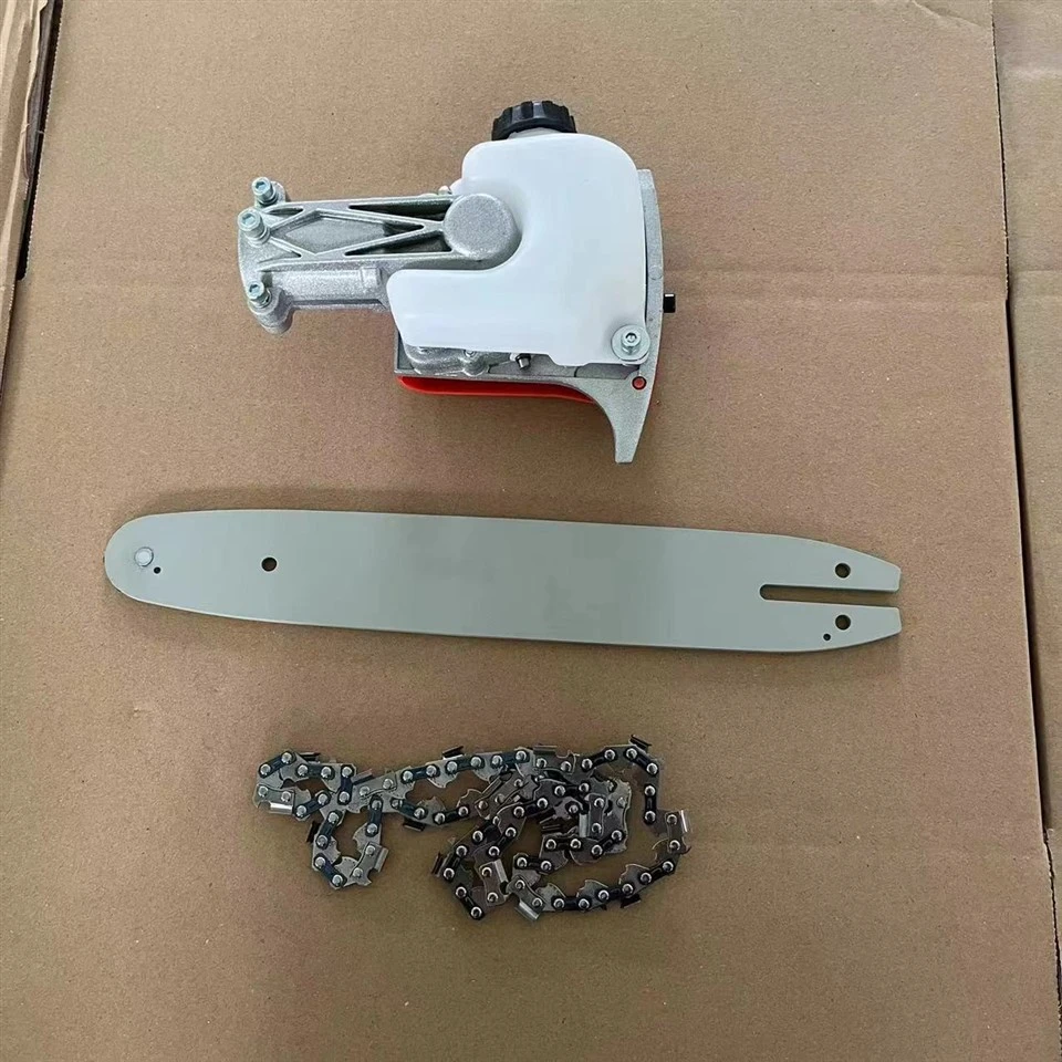 Multi-Functional Chain Saw Head With 12＂Chain ＆ Guide Bar 34mm factory