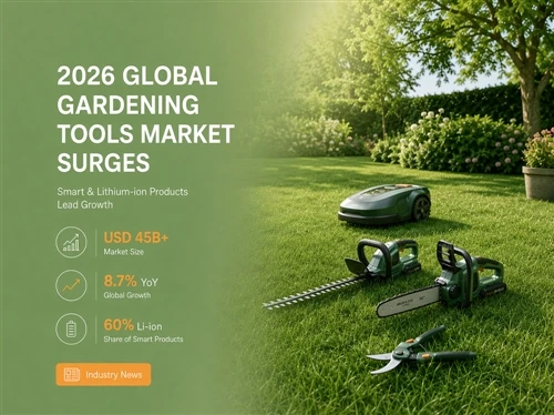 Lonjakan Pasaran Alat Berkebun Global 2026: Produk Pintar & Litium-Ion Menera...